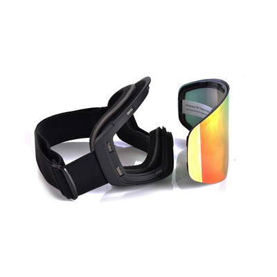 Outdoor Anti Fog Snow Ski Goggles With Magnetic Colorful Lens