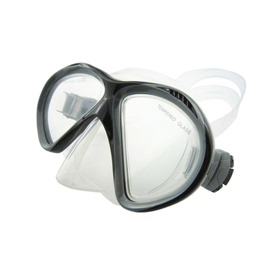 Silicone Adults Anti Fog Glasses Clear View Underwater Snorkel Diving
