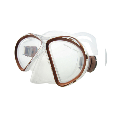 Silicone Adults Anti Fog Glasses Clear View Underwater Snorkel Diving
