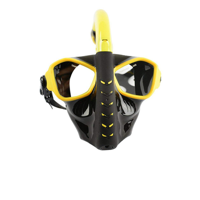 Wide View Snorkeling Anti Fog Glasses Non Slip With Tempered Glass Lens