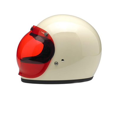 Red Motorcycle Helmet Visor Bubble Visor Lens Harley Moto Helmet Compatible
