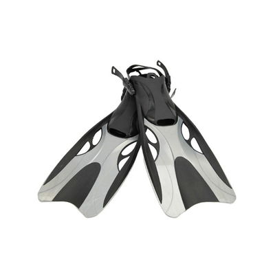 Yellow Black Open Heel Scuba Diving Fins With Comfortable Foot Pocket