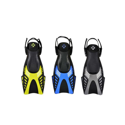 Professional Short Scuba Diving Flippers With Open Heel Design