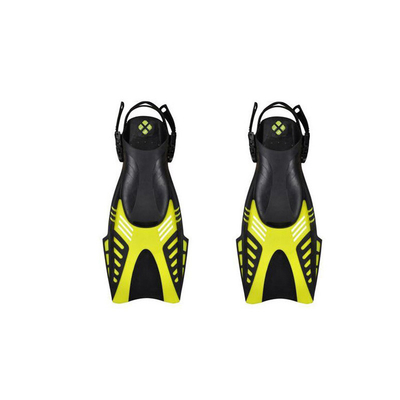 Professional Short Scuba Diving Flippers With Open Heel Design