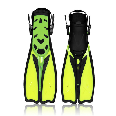 100% Silicone Material Short Swim Fins With Sun And Chlorine Resistance