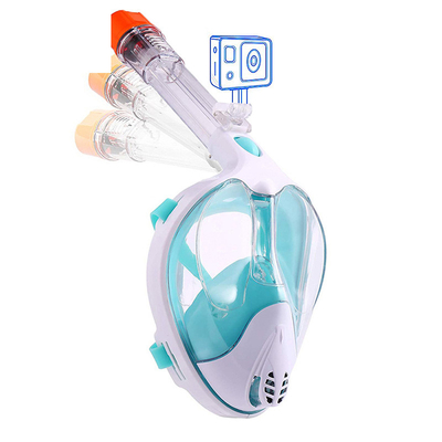 180 Degree Panoramic Viewing Shatterproof Diving Snorkel Mask  Silicone