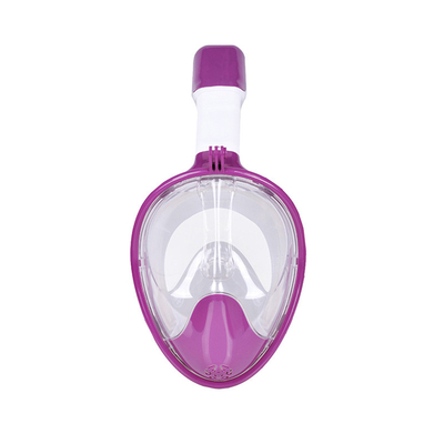 Anti Fog 180 Degree Panoramic Full Face Snorkel Mask For Diving