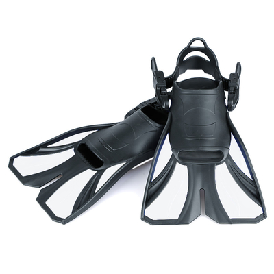 Swim Training Silicone Scuba Diving Fins Self Adjusting For Snorkeling