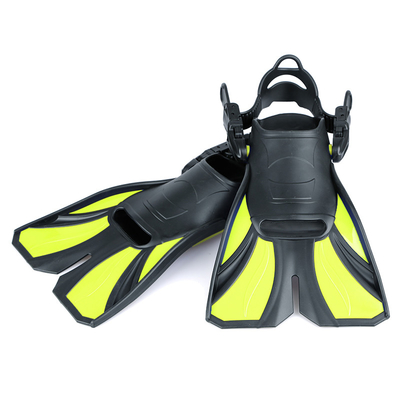 Swim Training Silicone Scuba Diving Fins Self Adjusting For Snorkeling