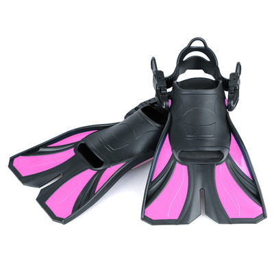 Swim Training Silicone Scuba Diving Fins Self Adjusting For Snorkeling