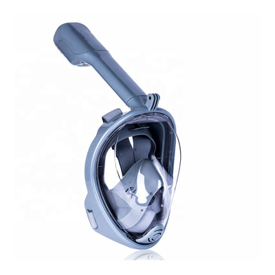 Child Full Face Silicone PC Scuba Diving Snorkel Set Liquid Freediving