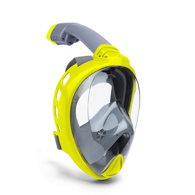 All Dry Anti Fog Silicone Sport Full Face Goggles With Snorkel