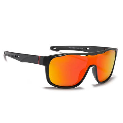 Geometric shape Polarized Sport Sunglasses Male Mirror Lens Green