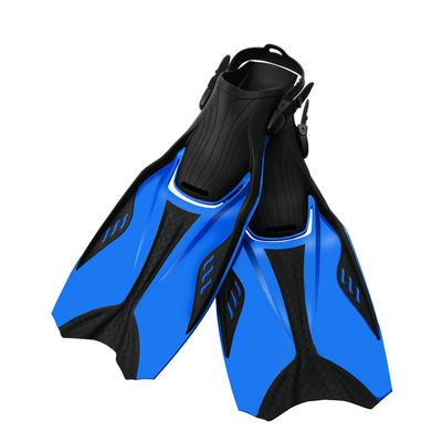 Open Heel Spring Strap Long Scuba Diving Fins TPR PP Adjustable Swim Flippers Snorkel Fin