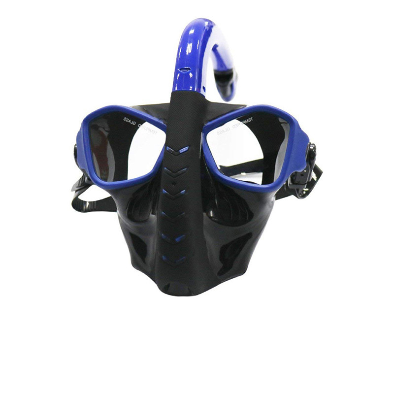 Wide View Snorkeling Anti Fog Glasses Non Slip With Tempered Glass Lens