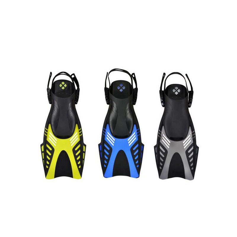 Professional Short Scuba Diving Flippers With Open Heel Design