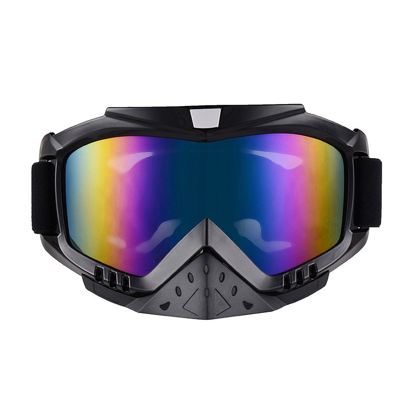 Windproof Cool Dirt Bike Goggles With High Transparency ARC PC Lens