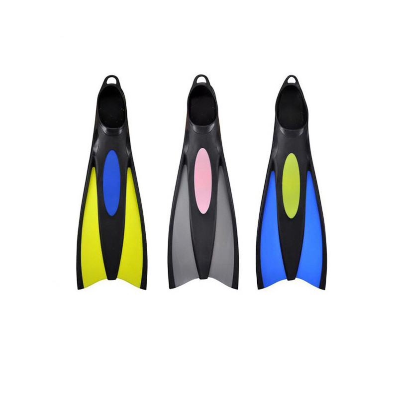 Professional Full Foot Diving Swim Fins With Extended Sole Plate