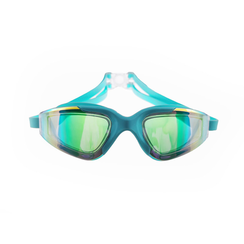 Mirrored Coating Racing Anti Fog Swimming Goggles
