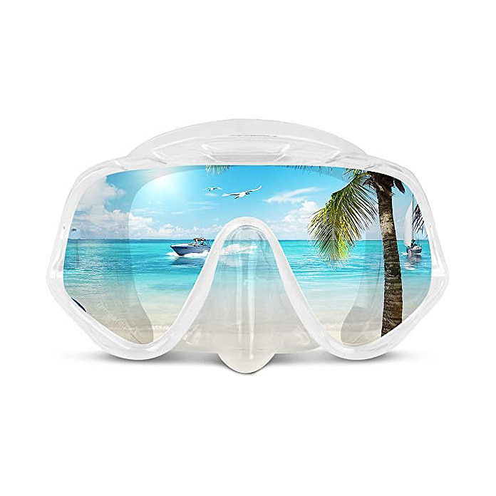 Frameless Liquid Silicone Anti Fog Diving Goggles